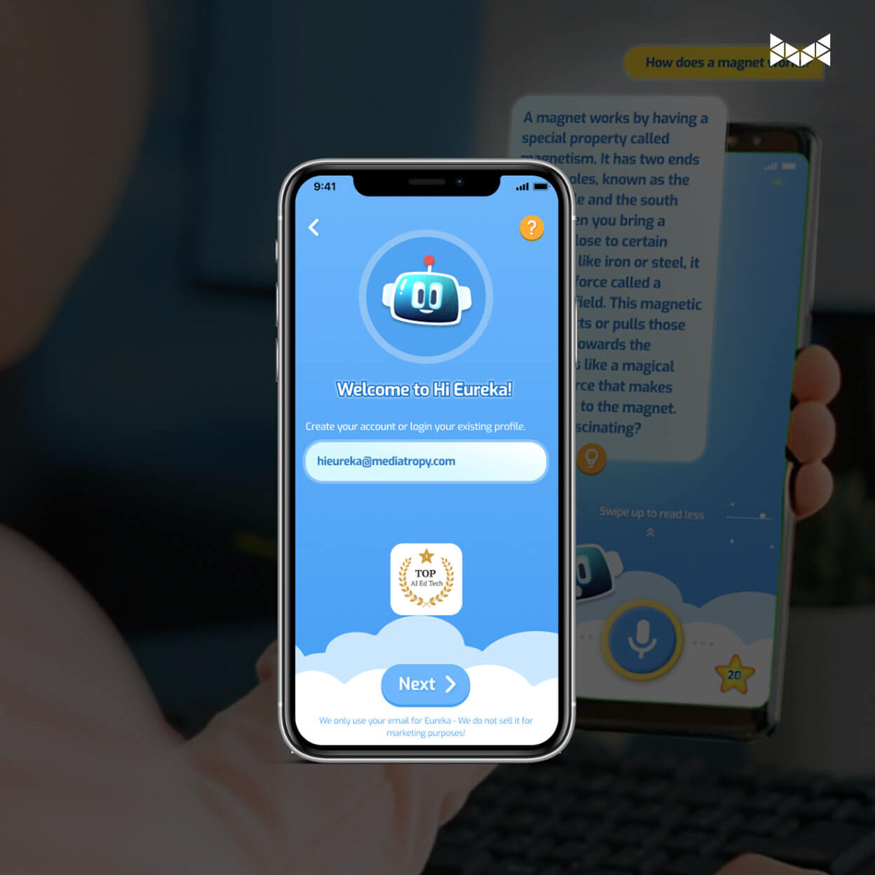 Hi Eureka!-Mobile App Development, UX UI Design